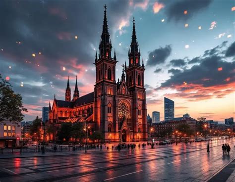 panorama Wrocławia z Katedrą św. Jana Chrzciciela