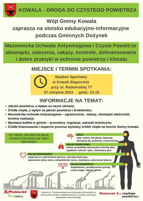 Plakat informacyjny z programem Dożynek Gminnych Gaworzyce