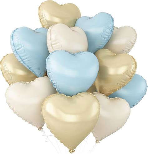 eleganckie balony foliowe w kształcie serc na ślub