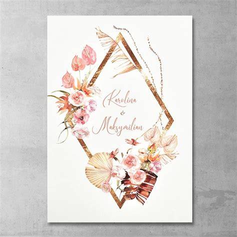 Ilustracja przedstawiająca różne style grzebieni ślubnych: boho, glamour, z kwiatami.