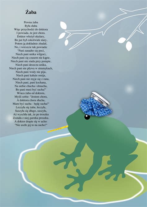 Ilustracja z wiersza Jana Brzechwy, przedstawiająca postacie lub scenę z utworu.