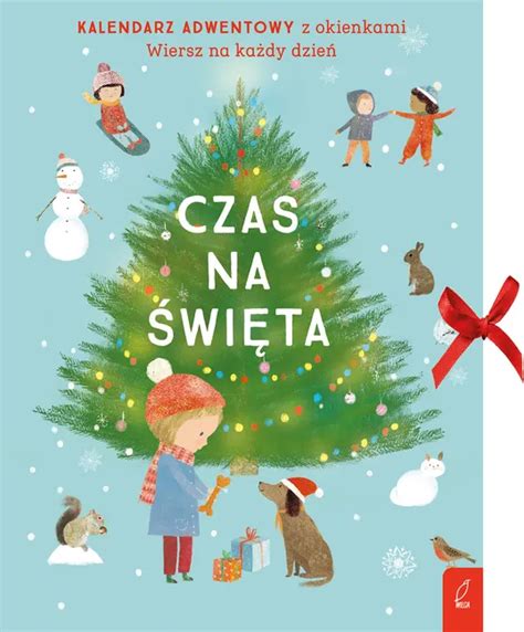 Ilustracja przedstawiająca kalendarz adwentowy z otwartymi okienkami, symbolizujący oczekiwanie na Boże Narodzenie.