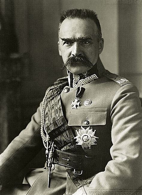 historyczna fotografia Józefa Piłsudskiego