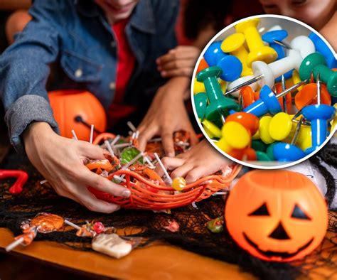 schemat bezpieczeństwa podczas zbierania cukierków na Halloween