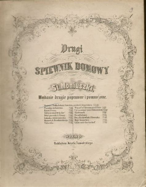 Strona tytułowa zabytkowego śpiewnika kolęd.