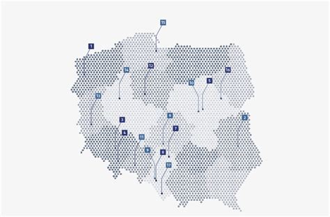 mapa z zaznaczonymi lokalizacjami domów weselnych w okolicach Czarnkowa