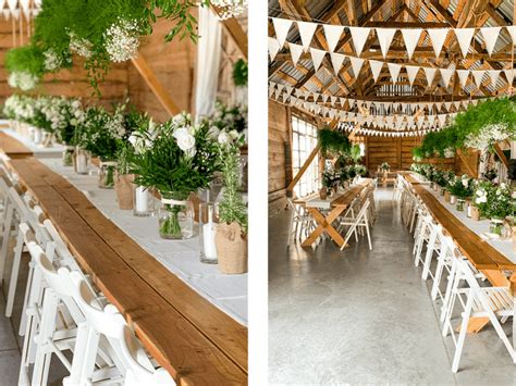 Wnętrze sali weselnej z elementami stylu rustykalnego i boho