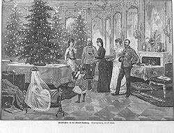 Drzeworyt Wilhelma Gause: Weihnachten in der Wiener Hofburg (1888)