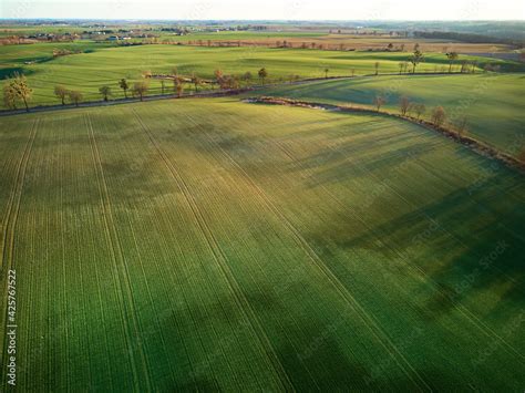 panorama obiektu Świętokrzyska Polana z lotu ptaka