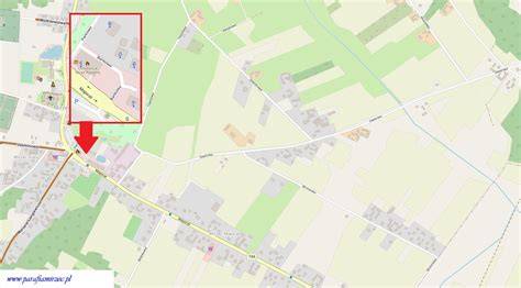 Mapa ulic objętych wizytą duszpasterską w parafii