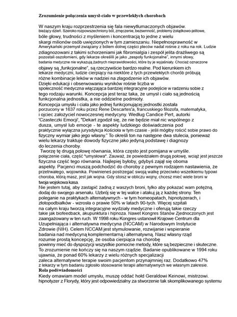 Grafika przedstawiająca połączenie ciała i umysłu