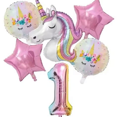 balony z cyfrą 1 na pierwsze urodziny