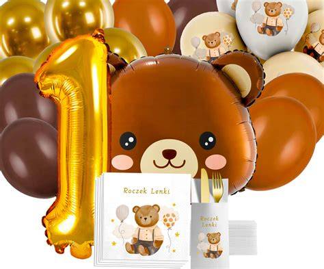 personalizowane balony na roczek z imieniem