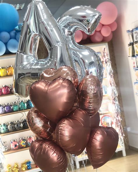 balony cyfry i litery z helem