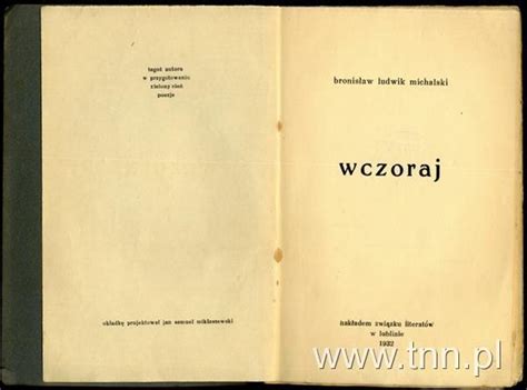 Strona tytułowa tomiku poezji Jana Stanisława Kiczora