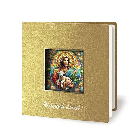 Elegancka kartka z motywem religijnym dla duchownych