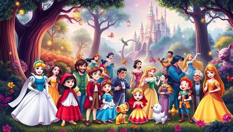 Zbliżenie na różne charmsy Pandora Disney przedstawiające postacie z filmów animowanych