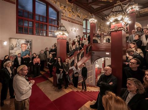 Fotografia secesyjnej Sali Modrzejewskiej w Narodowym Starym Teatrze