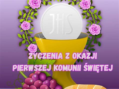 Zdjęcie przedstawiające uroczystą Mszę Świętą z okazji Pierwszej Komunii Świętej, z udziałem dzieci i ich rodzin