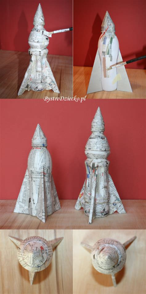 Dziecko w kapeluszu wykonanym techniką papier mache, z przypiętym identyfikatorem