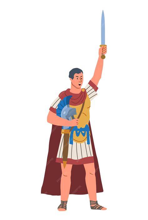Ilustracja przedstawiająca starożytny Rzym i postać Świętego Walentego.