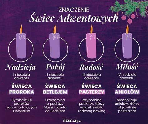 Schematyczna grafika przedstawiająca symbolikę świec adwentowych i lampionu