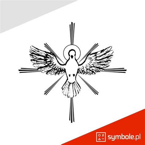 Zbliżenie na postać Boga Ojca i symbol Ducha Świętego (gołębicy)