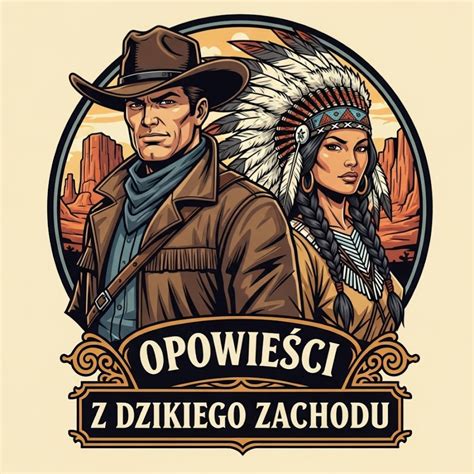 Plakat z motywem Dzikiego Zachodu i tańczących morsów