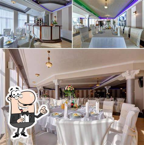 Eleganckie wnętrze restauracji Dworek
