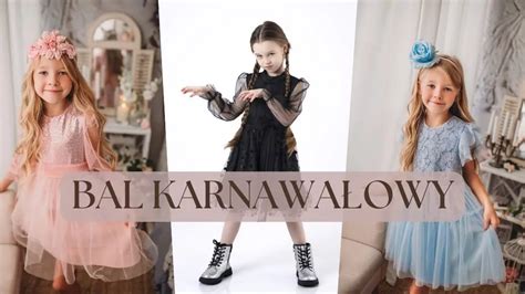 inspiracje modnych strojów dla dzieci na bal karnawałowy