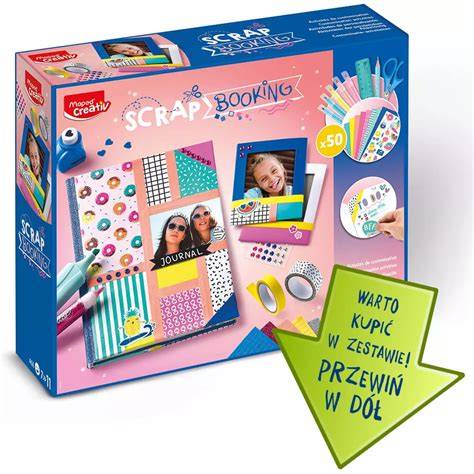 Podstawowy zestaw narzędzi do scrapbookingu