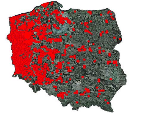 Mapa występowania dzięcioła czarnego w Europie i Azji