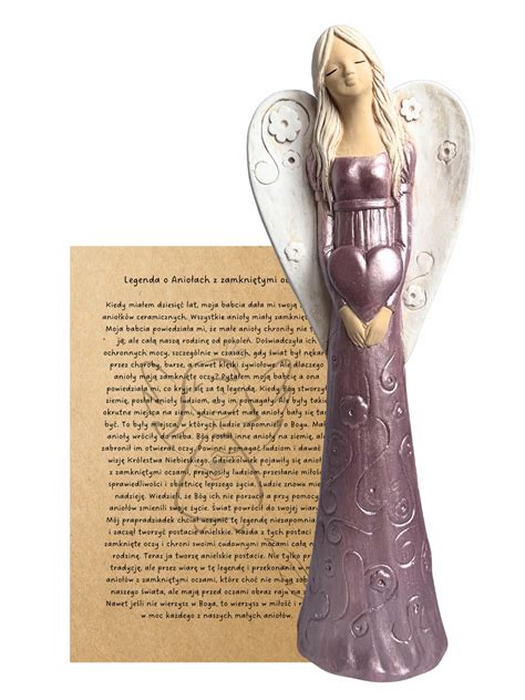 Ceramiczne figurki aniołków na chrzest w różnych rozmiarach