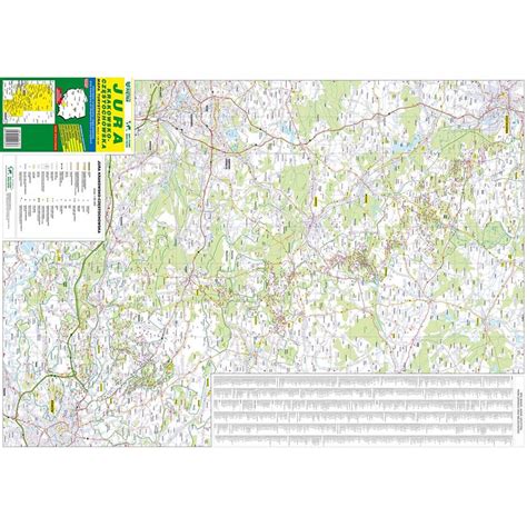 Mapa regionu Jury Krakowsko-Częstochowskiej z zaznaczonym Kompleksem Paczółtowice