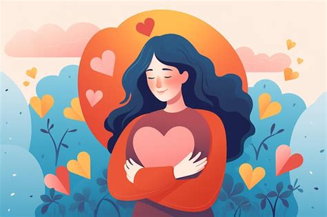 Ilustracja przedstawiająca matkę i córkę w ciepłym uścisku, symbolizująca silną więź emocjonalną.