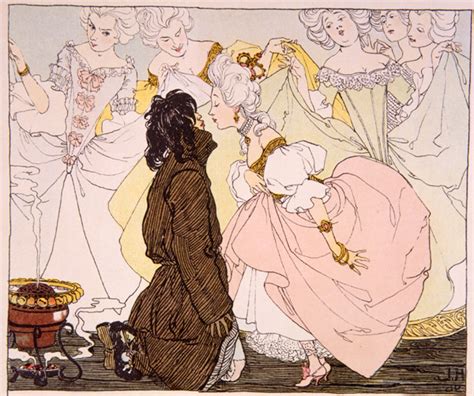 Ilustracja do baśni Andersena autorstwa Heinricha Leflera z 1897 roku