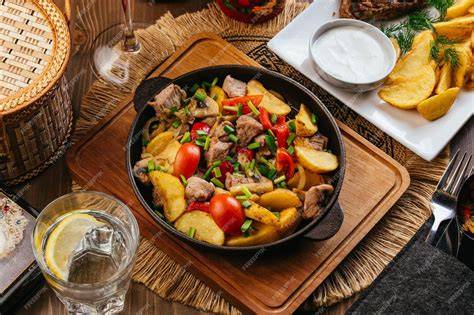 Zdjęcie potrawy z kaczki serwowanej w restauracji