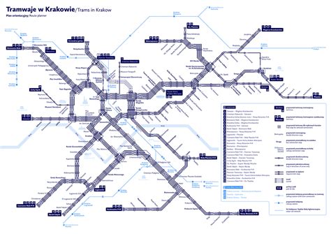 Mapa historycznych linii tramwajowych w Kostrzynie