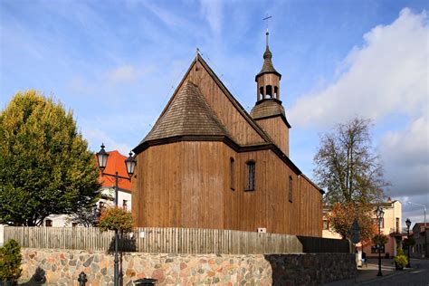 Drewniany kościół św. Barbary w Lubawie, widok zewnętrzny