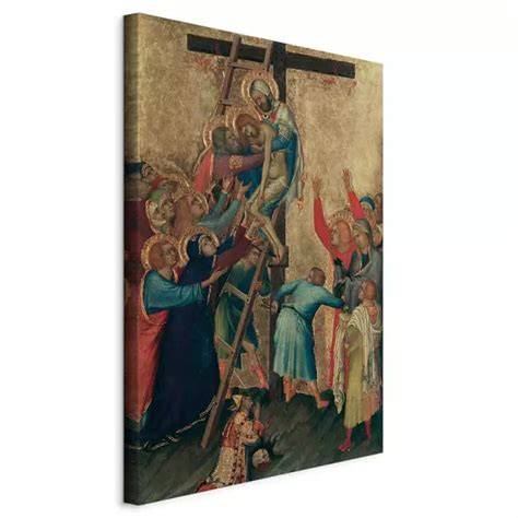 Reprodukcja fresku Simone Martiniego przedstawiająca XIV-wieczne wyobrażenie konsekrowanej hostii