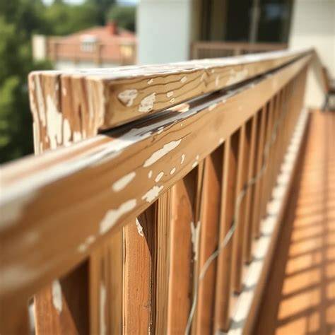 Renowacja drewnianej balustrady balkonowej