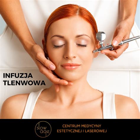 Infografika przedstawiająca działanie infuzji tlenowej na skórę.