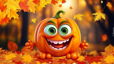Grafika przedstawiająca proces rzeźbienia dyni na Halloween