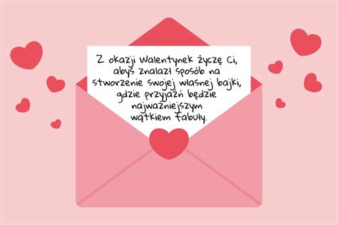 Ilustracja przedstawiająca różnorodne walentynkowe kartki z wierszykami