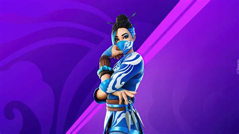 Ikoniczna postać Skull Troopera z gry Fortnite w charakterystycznej czarnej zbroi ze szkieletem.