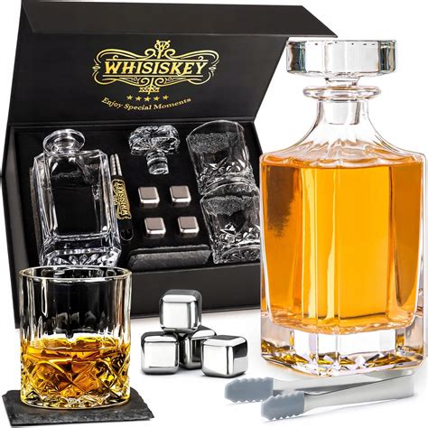 Zestaw do whisky z karafką i szklankami