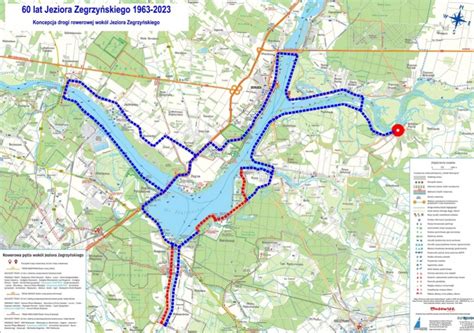 Mapa Zalewu w Pałecznicy
