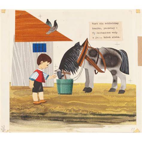 Ilustracja książkowa autorstwa Tadeusza Gronowskiego
