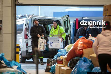 Wolontariusze pracujący przy preparacji skamieniałości w laboratorium.