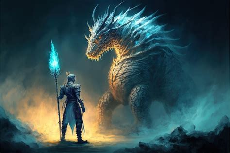 Ilustracja przedstawiająca Mrocznego Władcę w formie smoka walczącego z Zielonym Ninja.